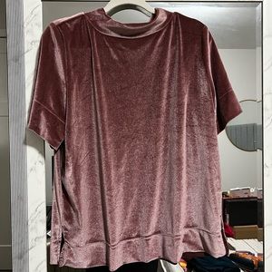 Crushed Velvet Anthropologie Shirt